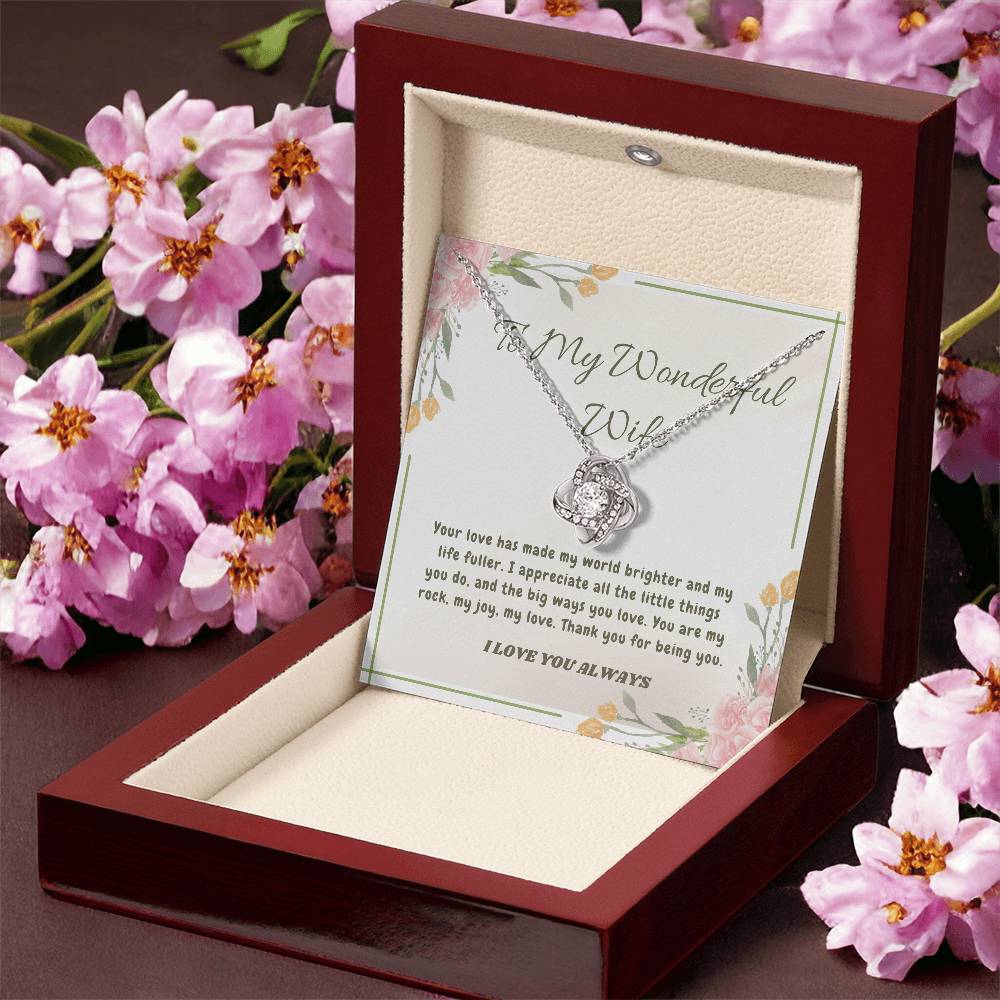 Endless Love: The Knot of Affection Necklace
